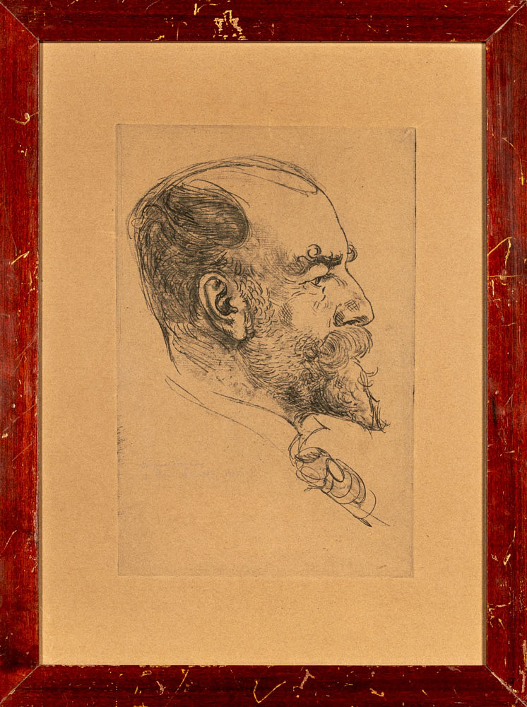 Original etsning, signerad, daterad 1905.