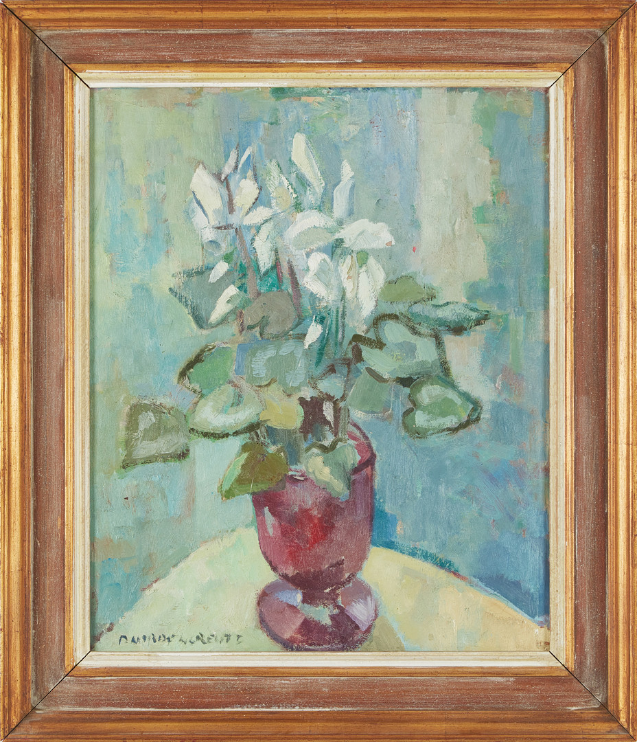 blomsterstilleben, olja på duk, signerad.