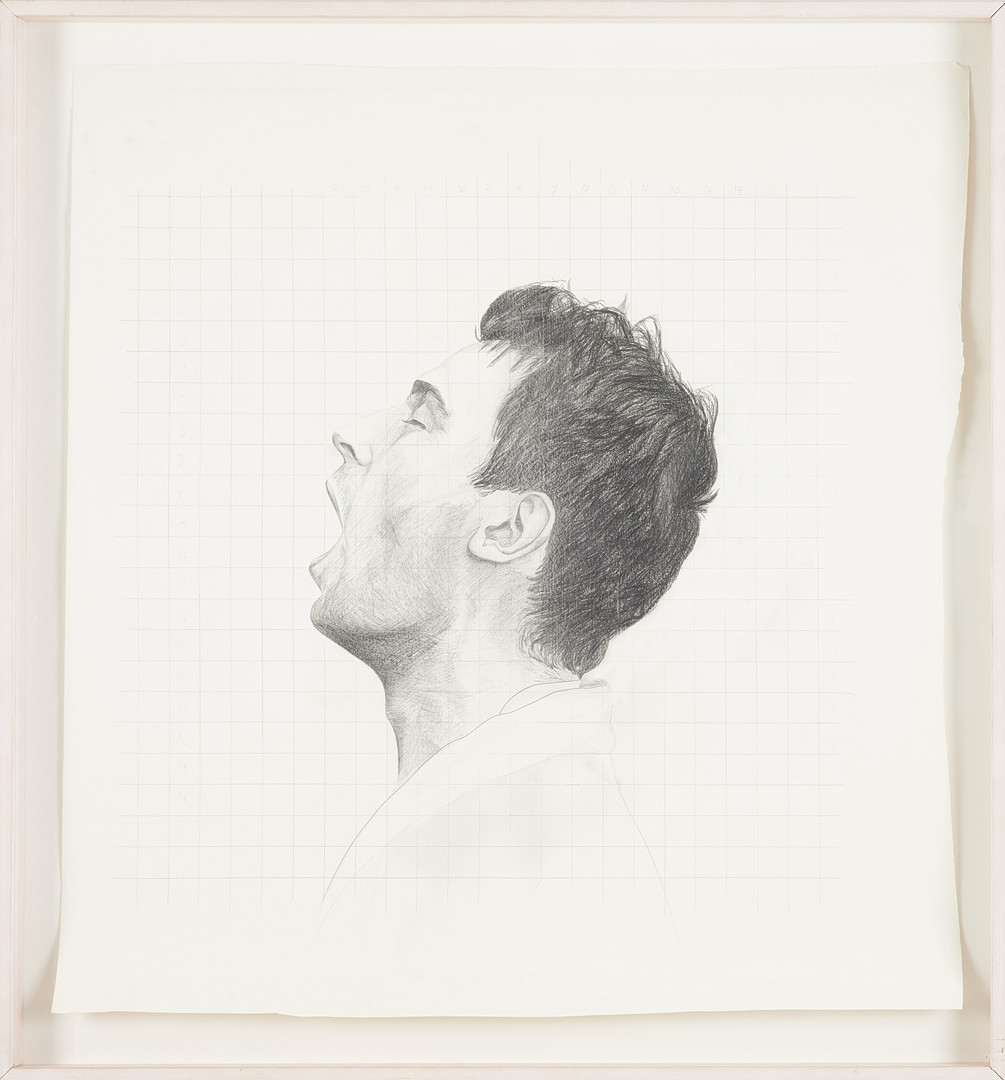 Martin Gustavsson, "Close your eyes and count to ten", blyerts på papper, 1993.