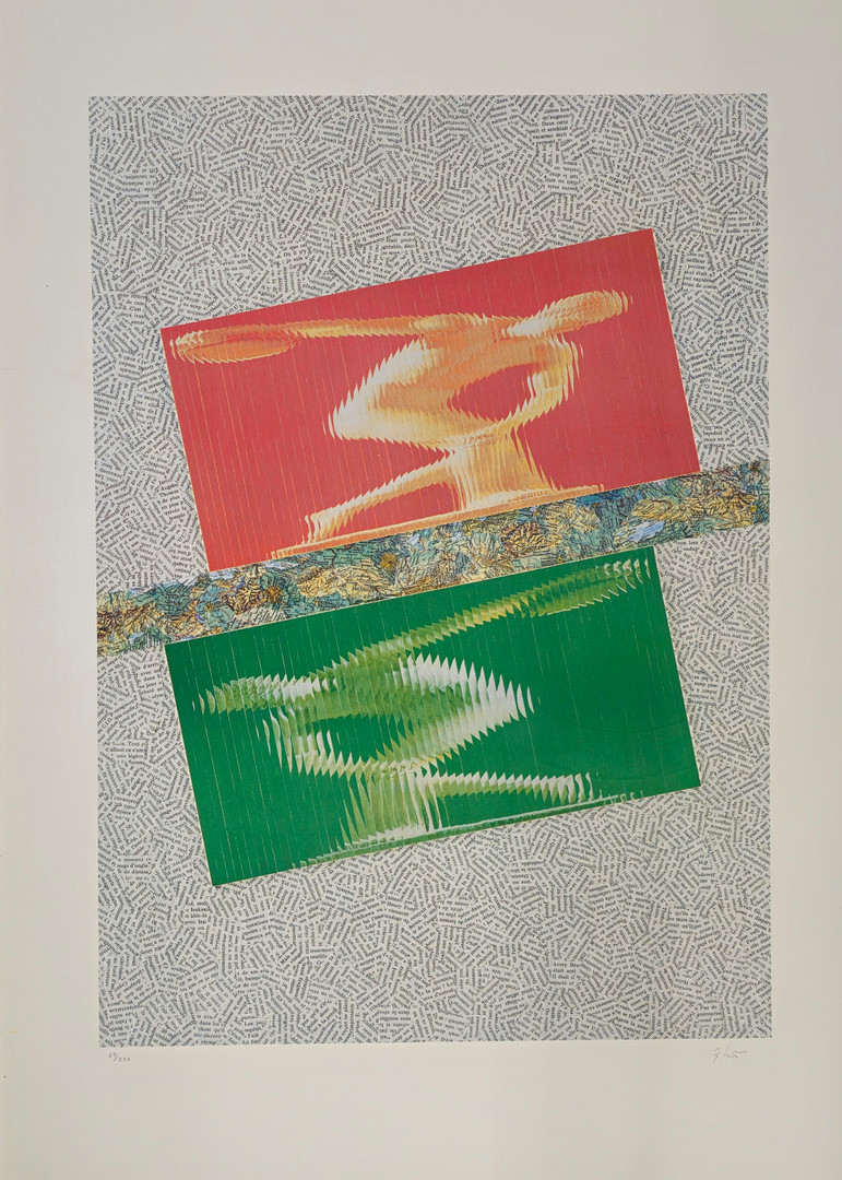 "OLYMPIADA (BARCELONA)" SERIE SUITE OLYMPIC CENTENNIAL. 1992. OBRA GRÁFICA. JUSTIFICADA Y FIRMADA A LÁPIZ.