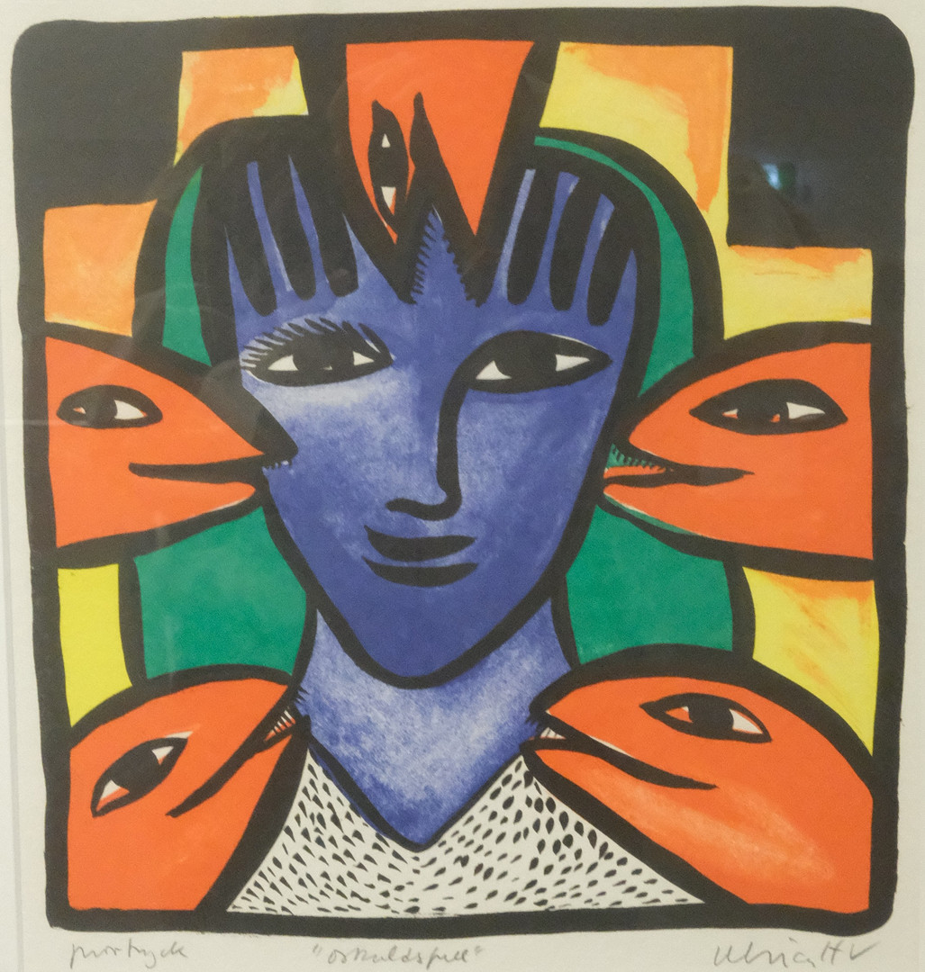"OSKULDSFULL", LITOGRAFI.