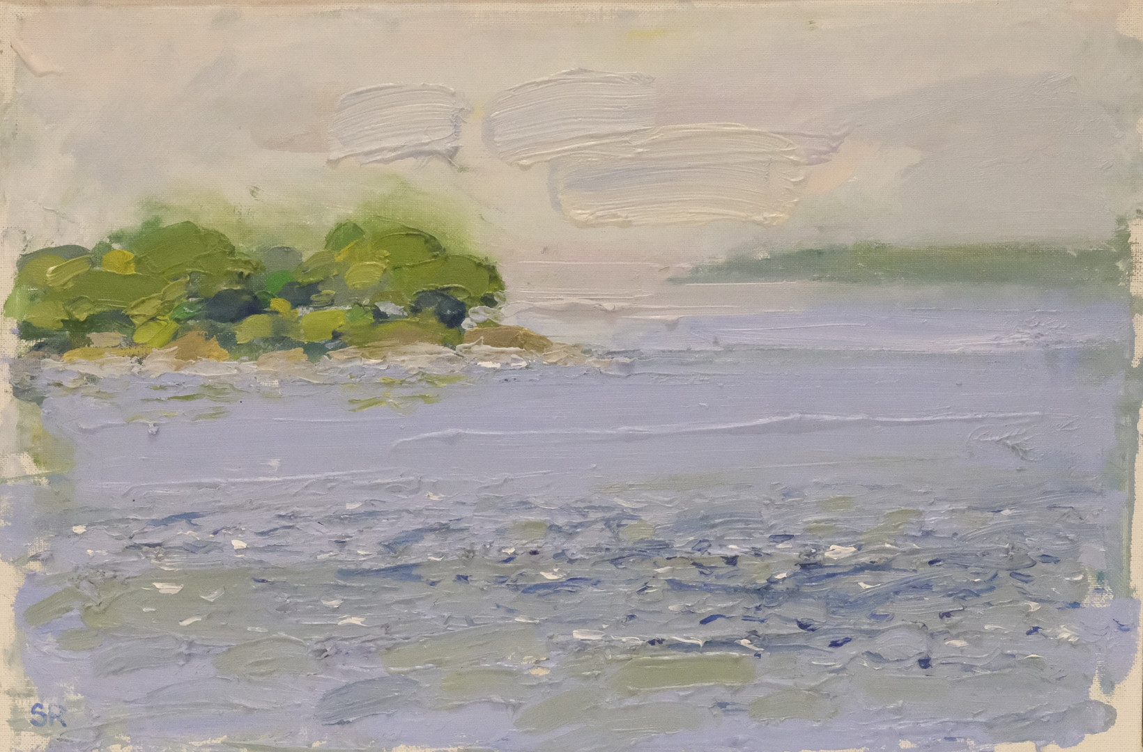 "SKÄRGÅRD", OLJA PÅ DUK.