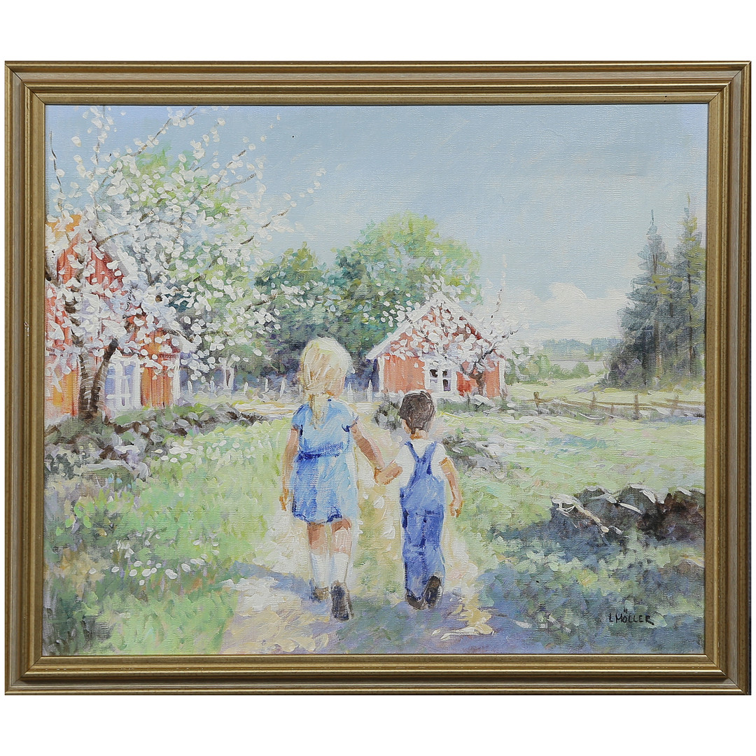 (f. 1935) OLJA PÅ DUK, SIGNERAD.