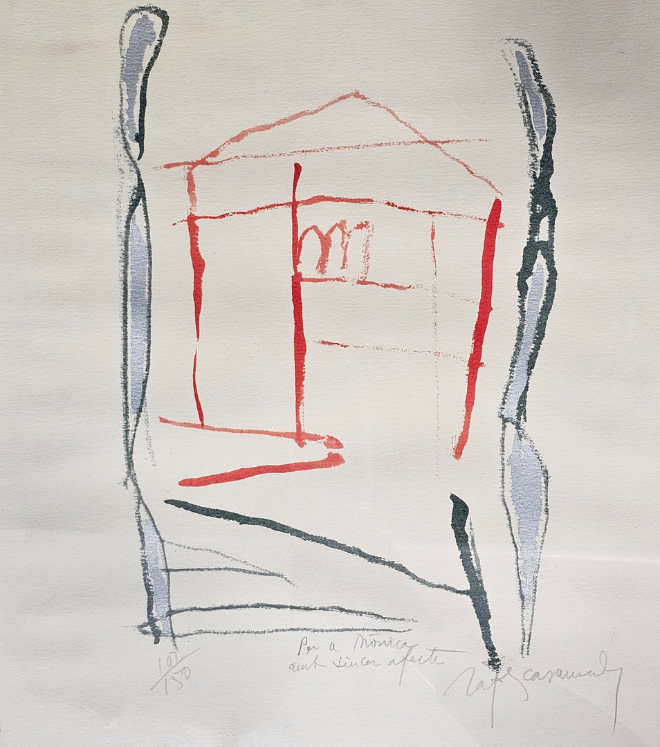 Serigrafía sobre papel. Dedicada y numerada 102/150.