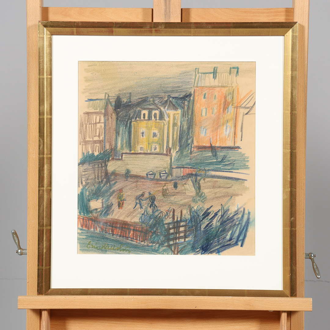 PASTELL, signerad.