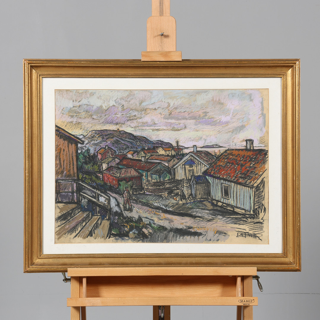 PASTELL, signerad.