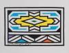 Ndbele pattern (yellow)