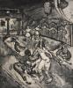 HERMANN MAX  Original Hand Signed and Numbered Etching 1912 German Expressionism Russian Ballet