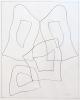 HANS  Signed Pencil Drawing 1959 Abstract French German