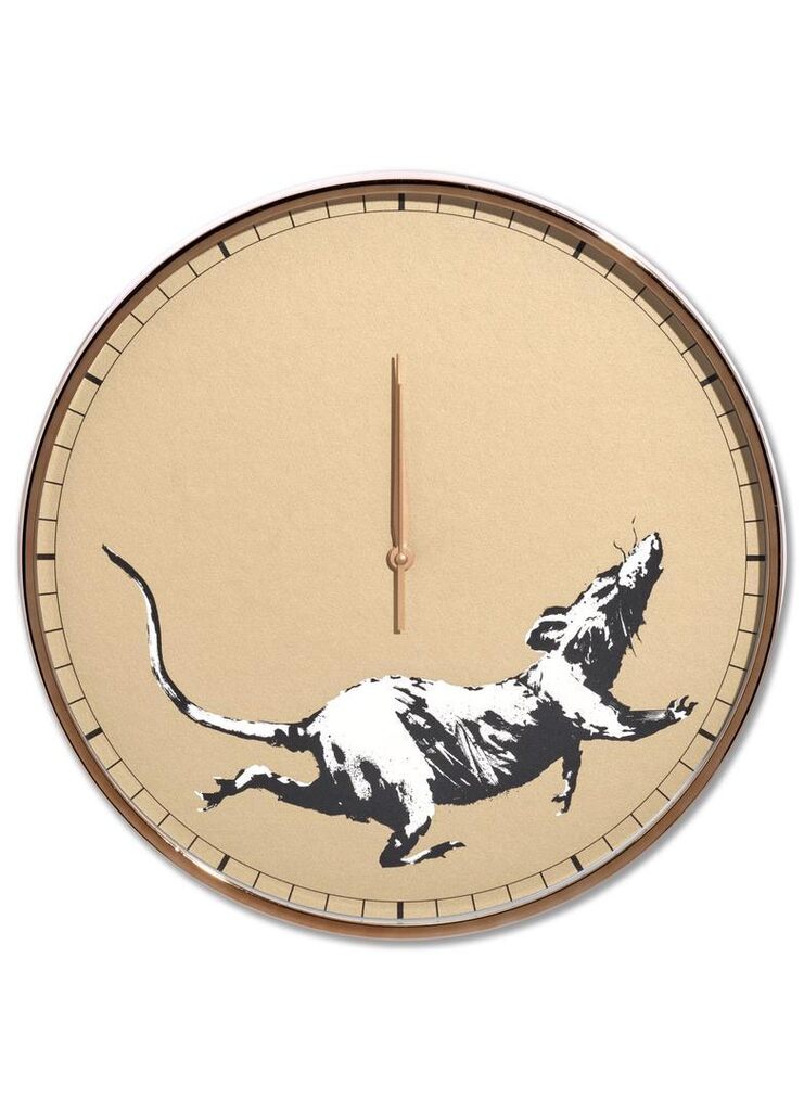Rat Clock (Gold)