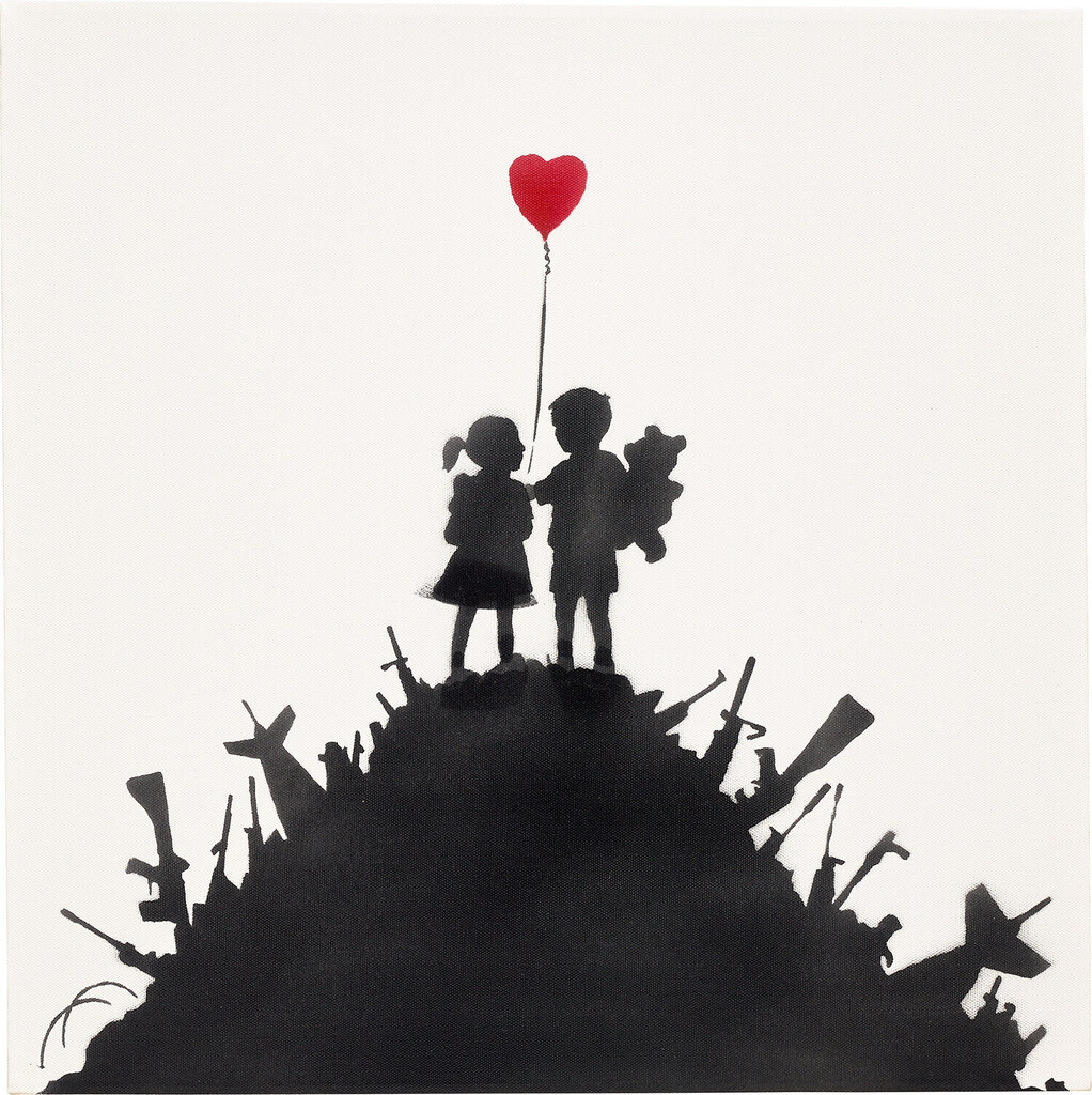 Banksy & Eine, Kids on Guns