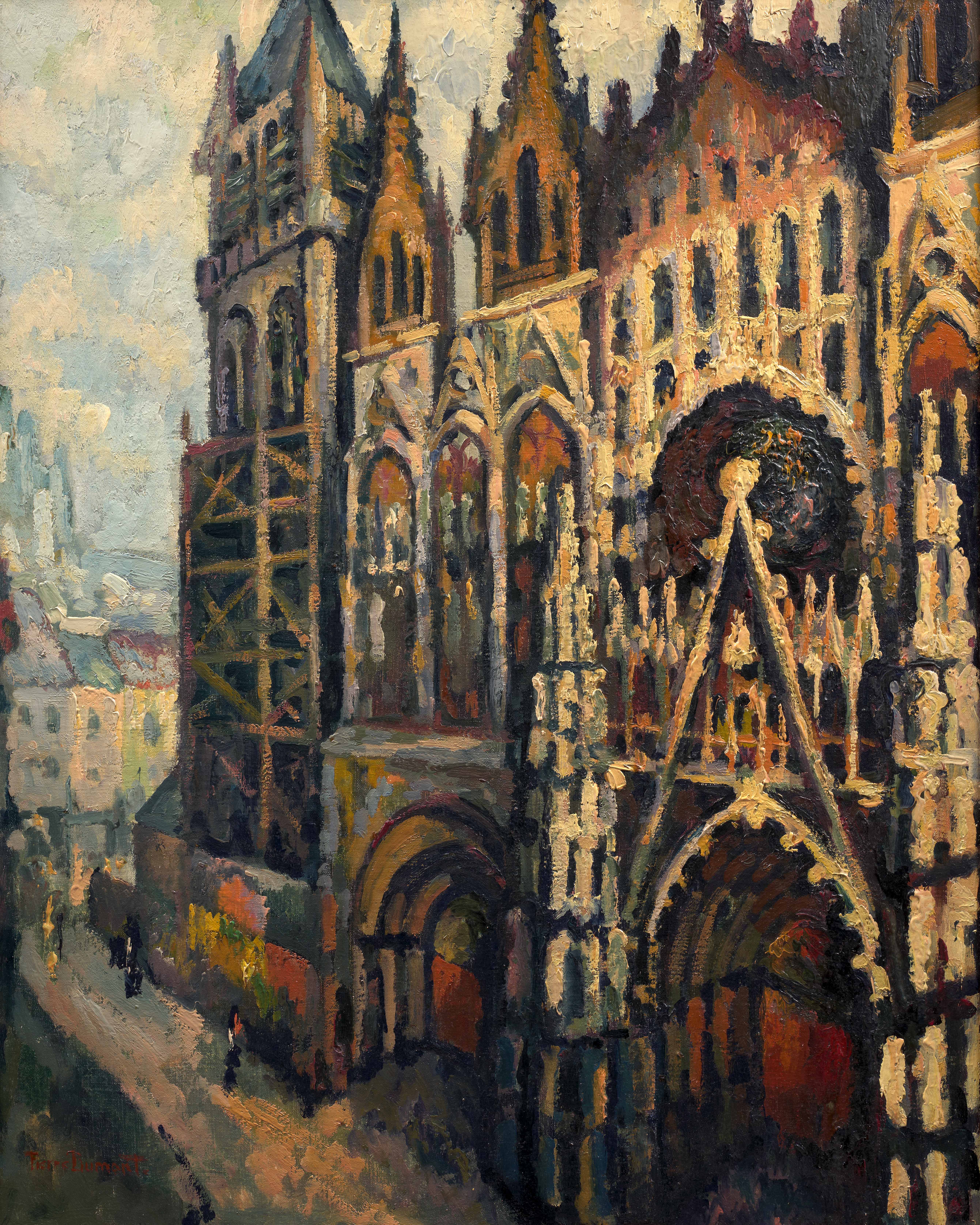 La façade de la cathédrale Notre-Dame de Rouen