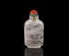 : Crystal Inside Painted 'Landscape' Snuff Bottle