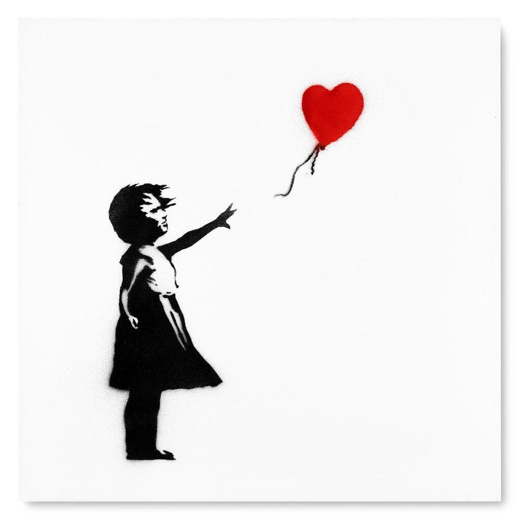 Banksy & Eine, Girl with Balloon