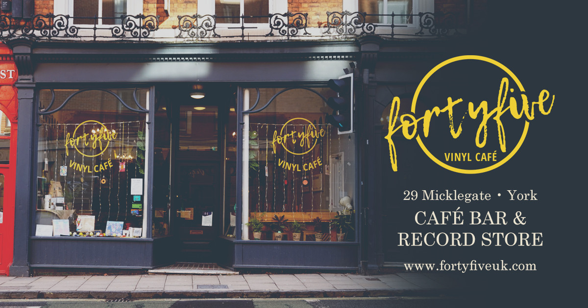 FortyFive Vinyl Cafe logo