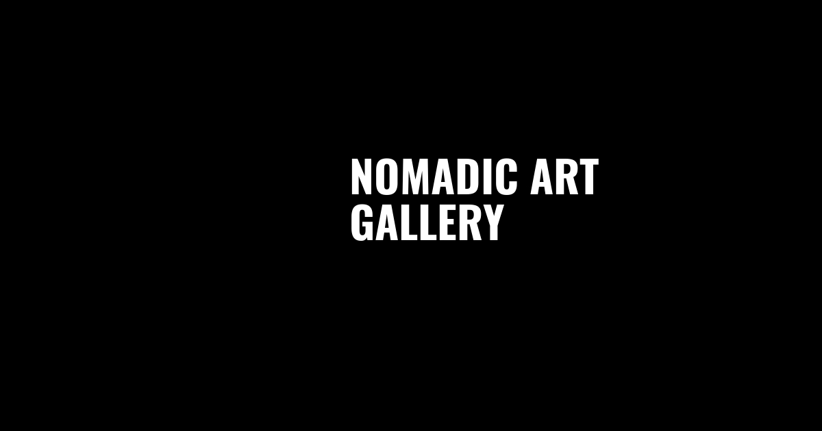 Nomadic Art Gallery logo