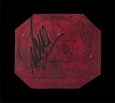 1856 British Guiana One-Cent Magenta June 4, 2015 – December 2, 2018 Postal Museum