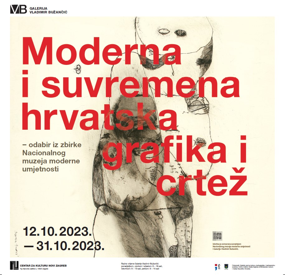Modern and Contemporary Croatian Prints and Drawings – Selection from the Collection of the National Museum of Modern Art at the Vladimir Bužančić Gallery