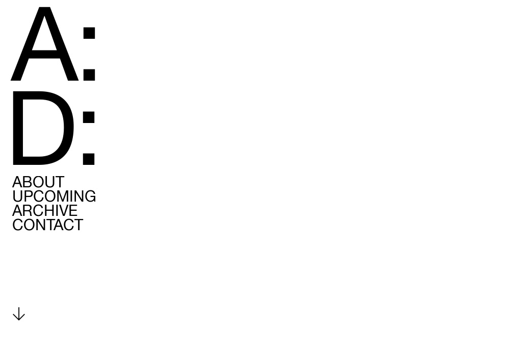 A:D:Curatorial logo