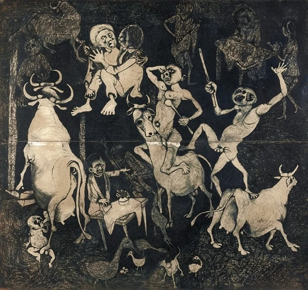 History Doesn’t Repeat Itself, but It Does Rhyme. Dumile Feni: African Guernica