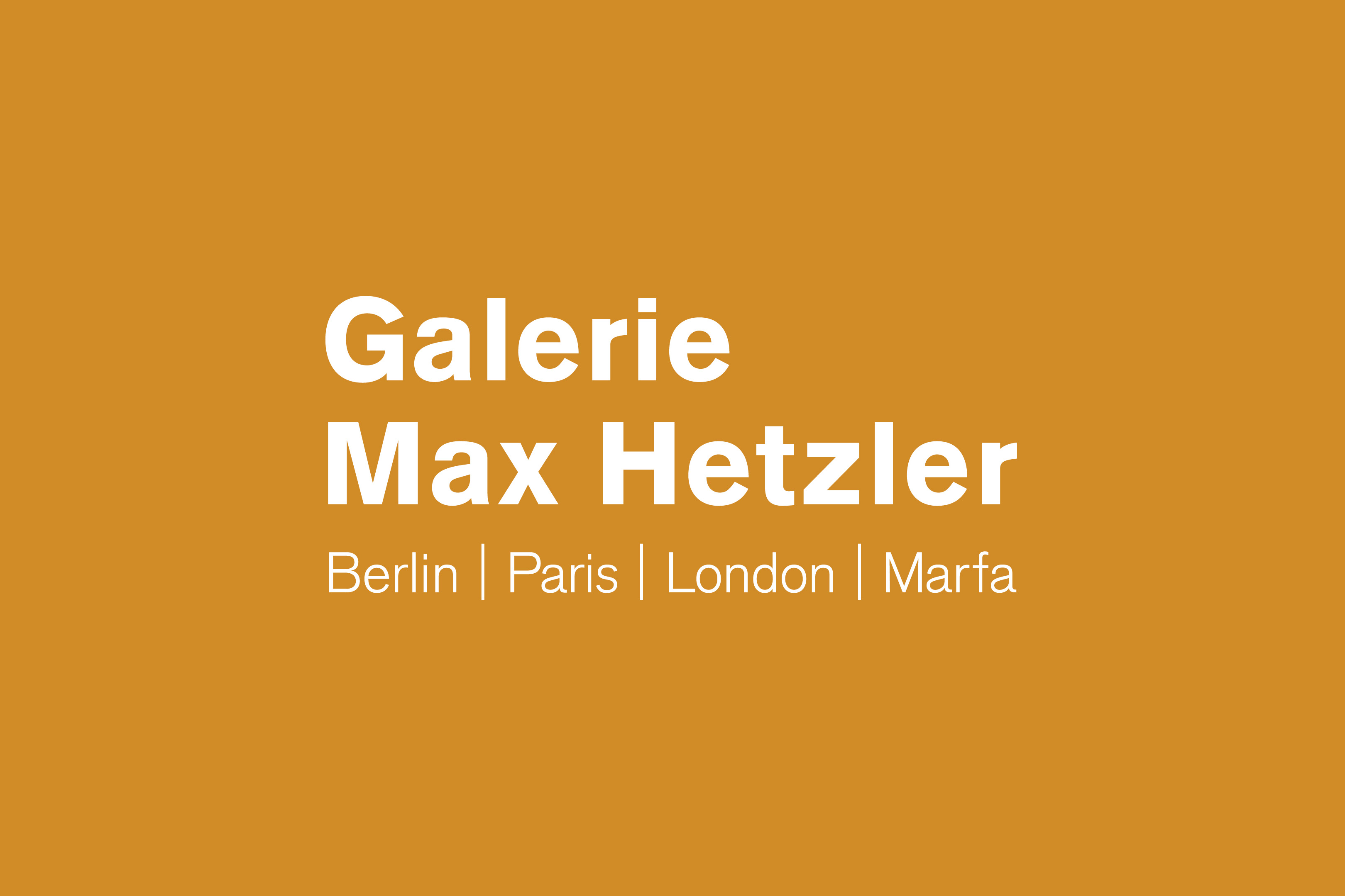 Galerie Max Hetzler logo