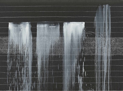 Pat Steir Silent Secret Waterfalls: The Barnes Series
