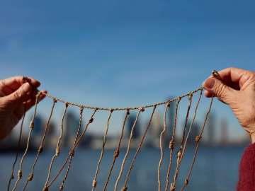 Cecilia Vicuña: Disappeared Quipu October 20, 2018 – January 21, 2019 Exploring the nature of language and memory
