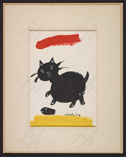 Before Internet Cats: Feline Finds from the Archives of American Art