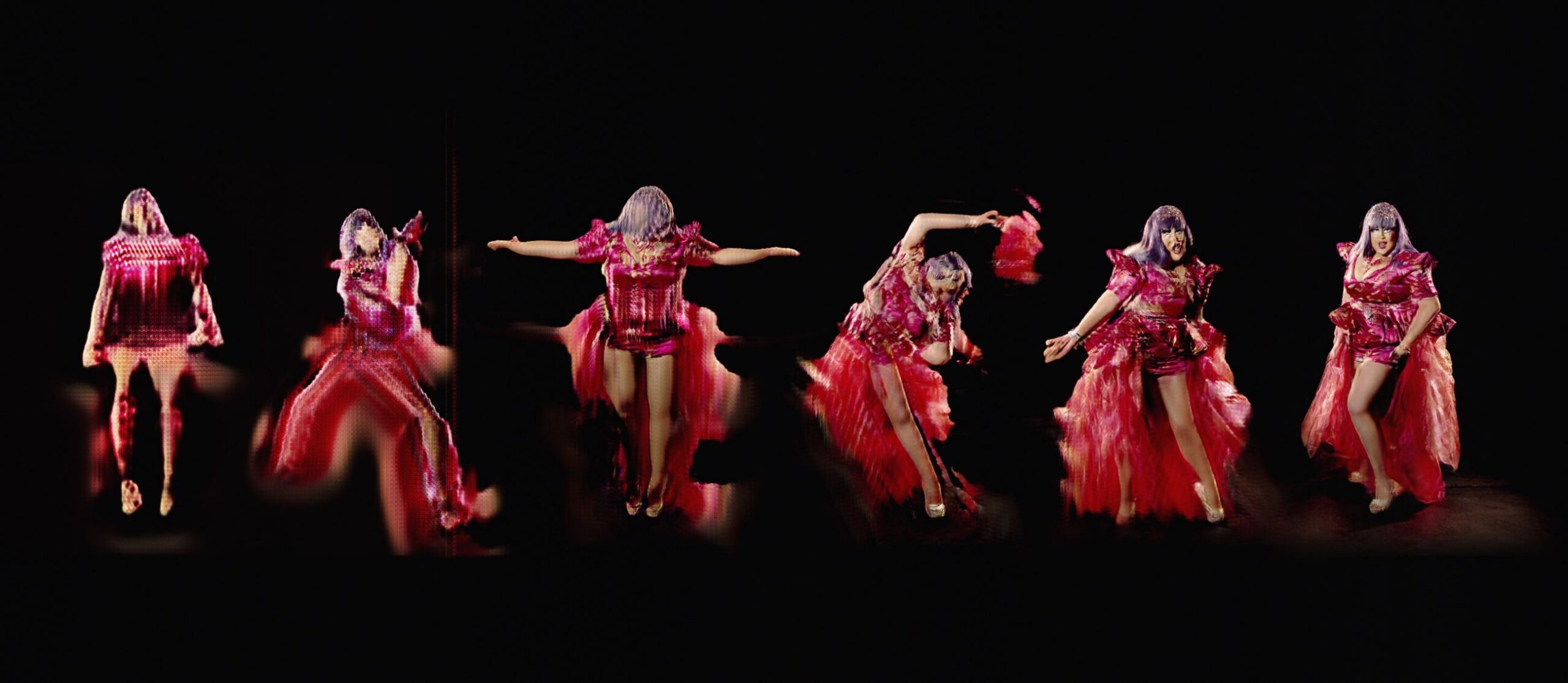 Jake Elwes: Zizi in Motion: A Deepfake Drag Utopia (Movement by Wet Mess)