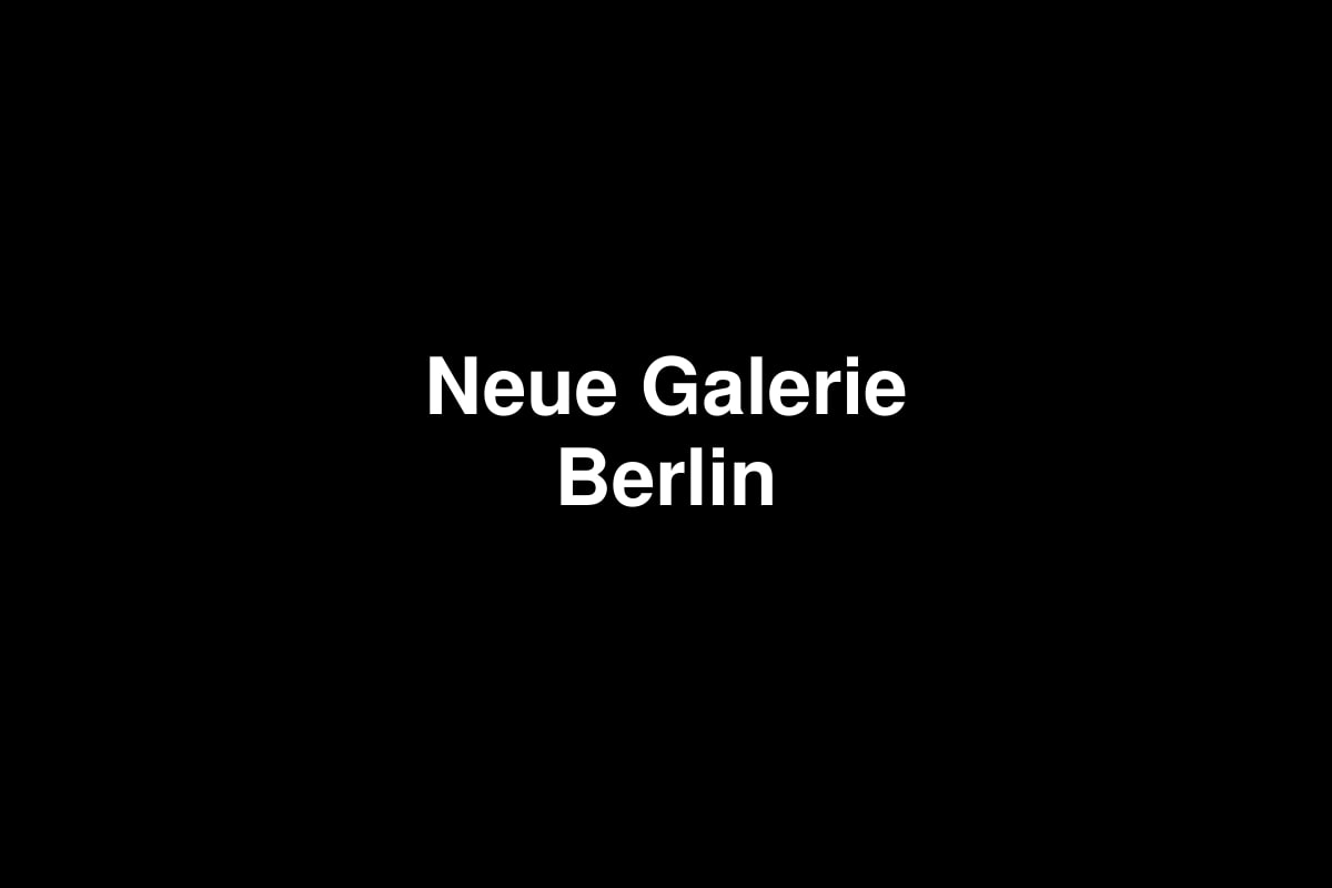 Neue Galerie Berlin
