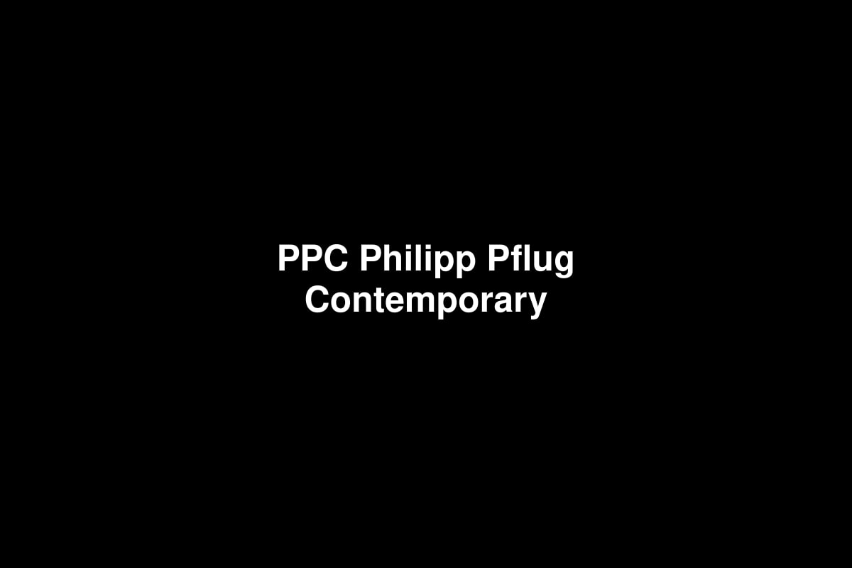 PPC Philipp Pflug Contemporary