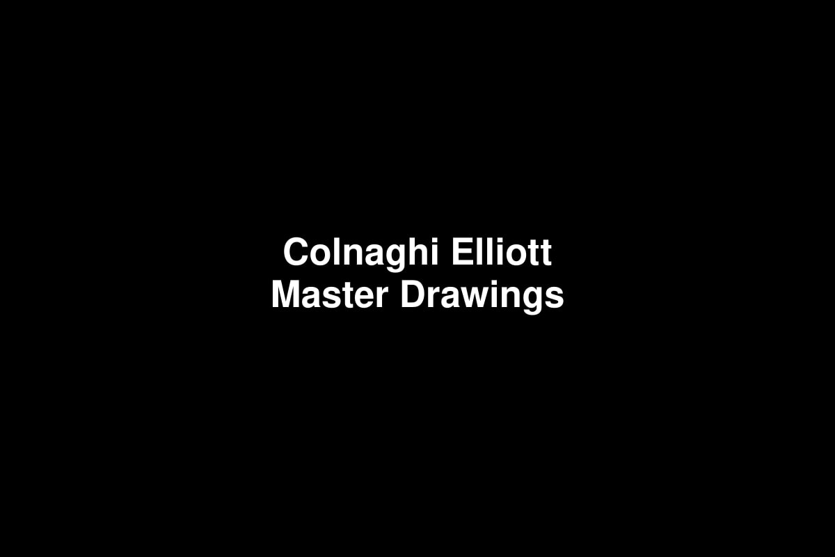 Colnaghi Elliott Master Drawings