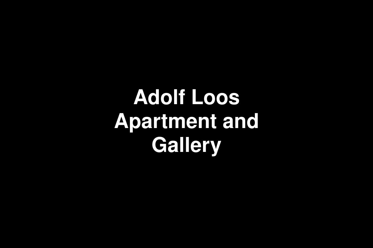 Adolf Loos: apartmán pro Richarda Hirsche