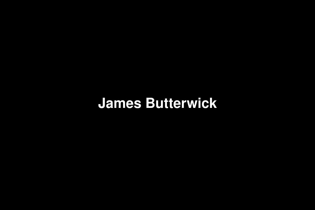 James Butterwick