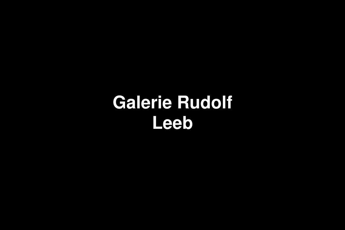 Gallery Rudolf Leeb represented for the first time at the Orangery at Schönbrunn Art Vienna