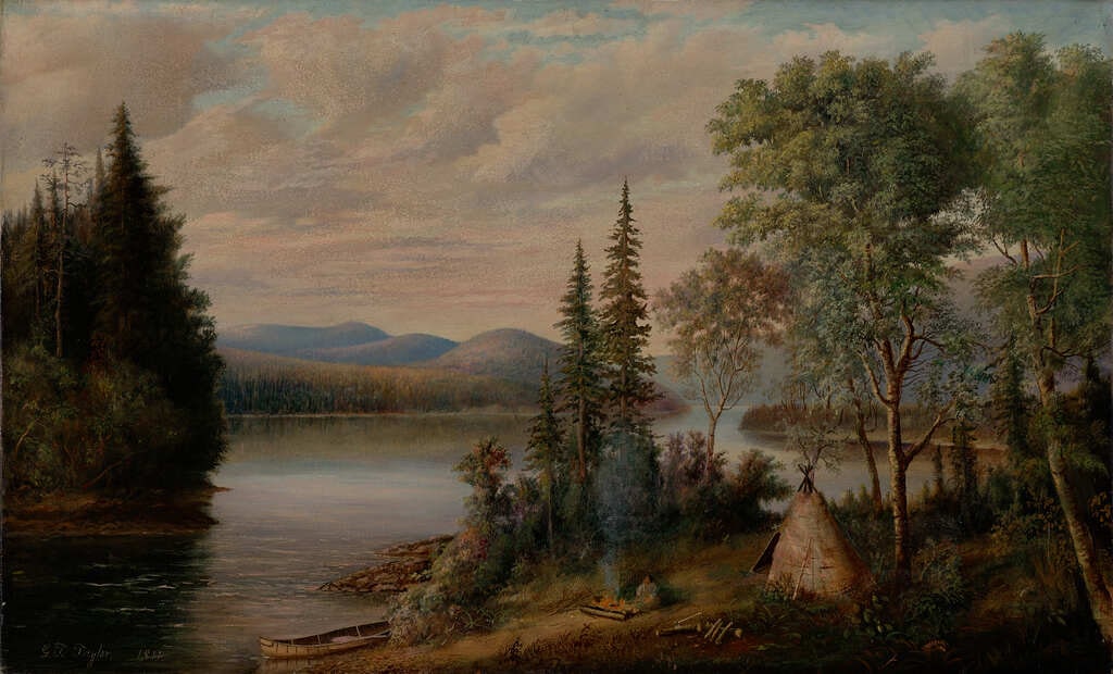 A Glimpse of Nictaw Lake