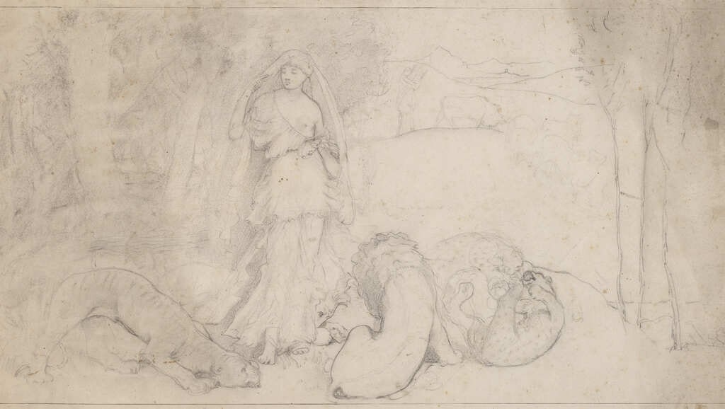 Composition Drawing (mosaic for St. Paul’s Cathedral)