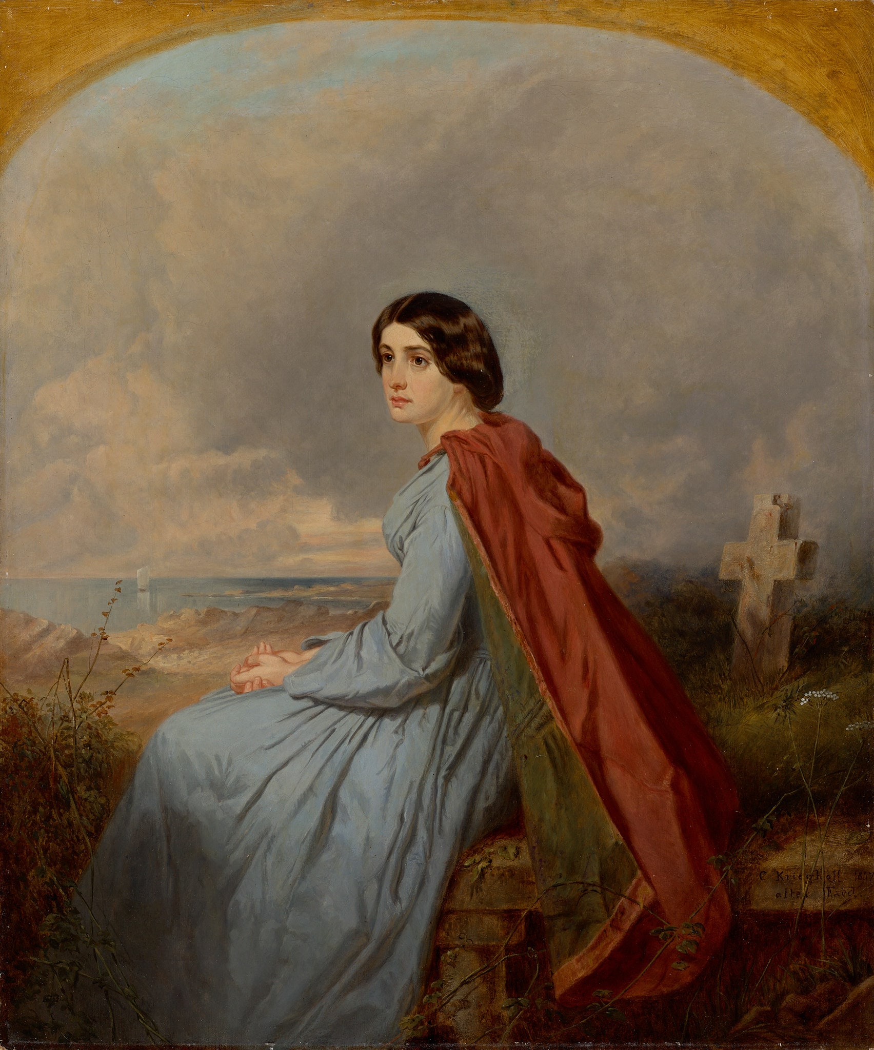 Evangeline (After Thomas Faed)