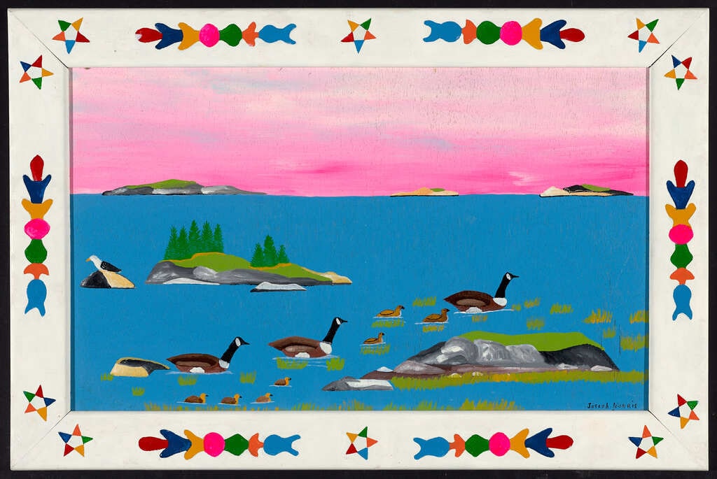 Geese in Sunset