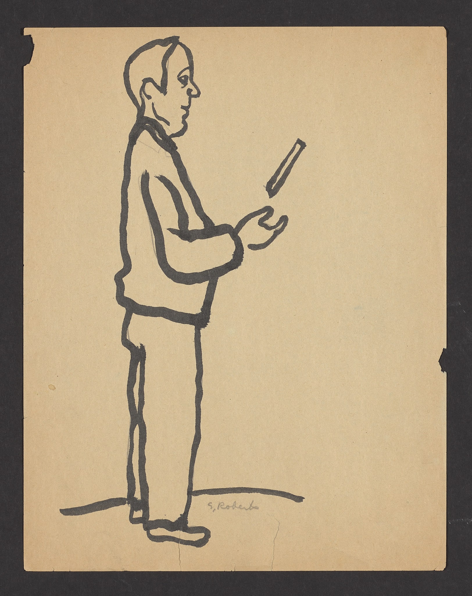 Goodridge Roberts drawing A9714/36