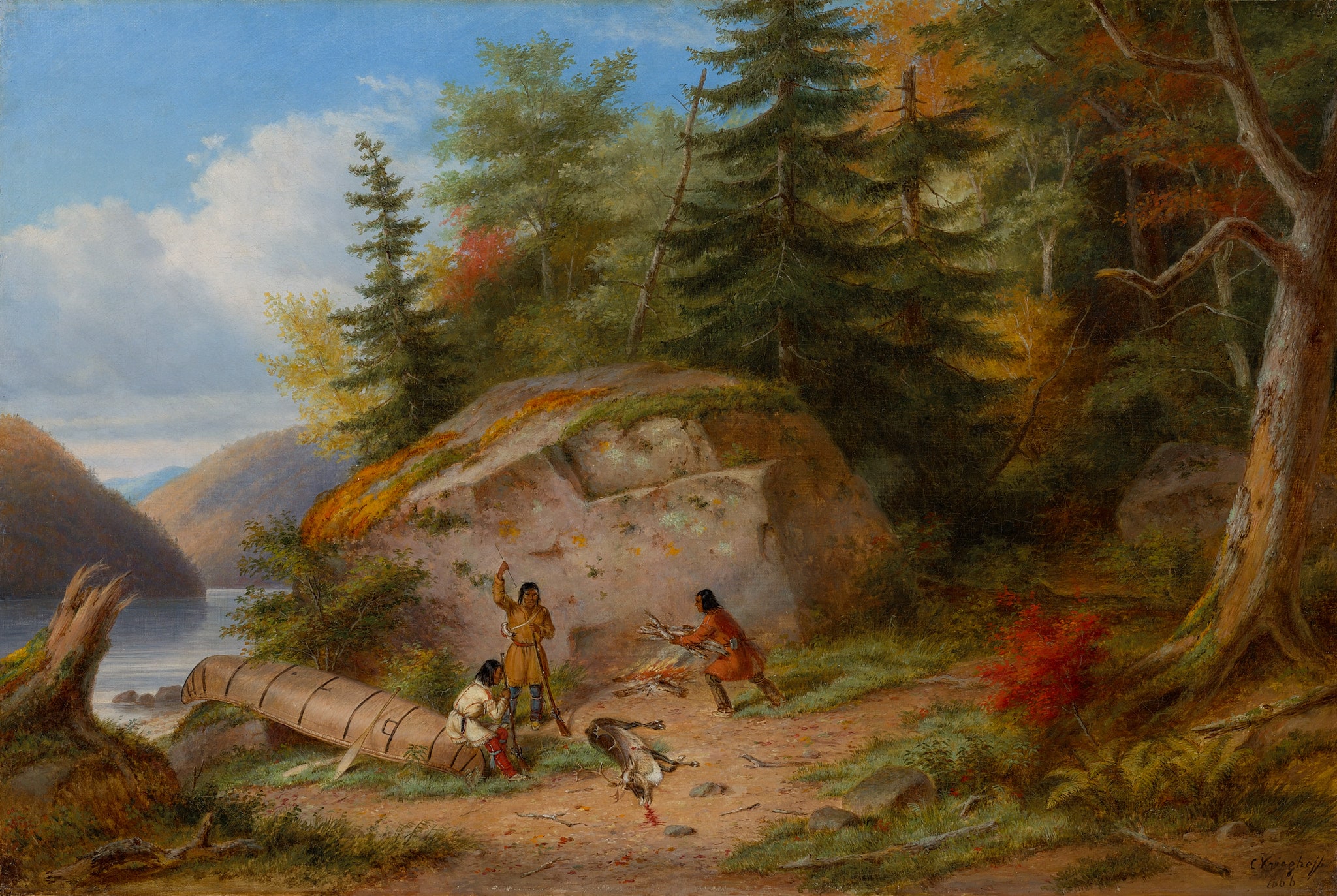 Hunters at Camp