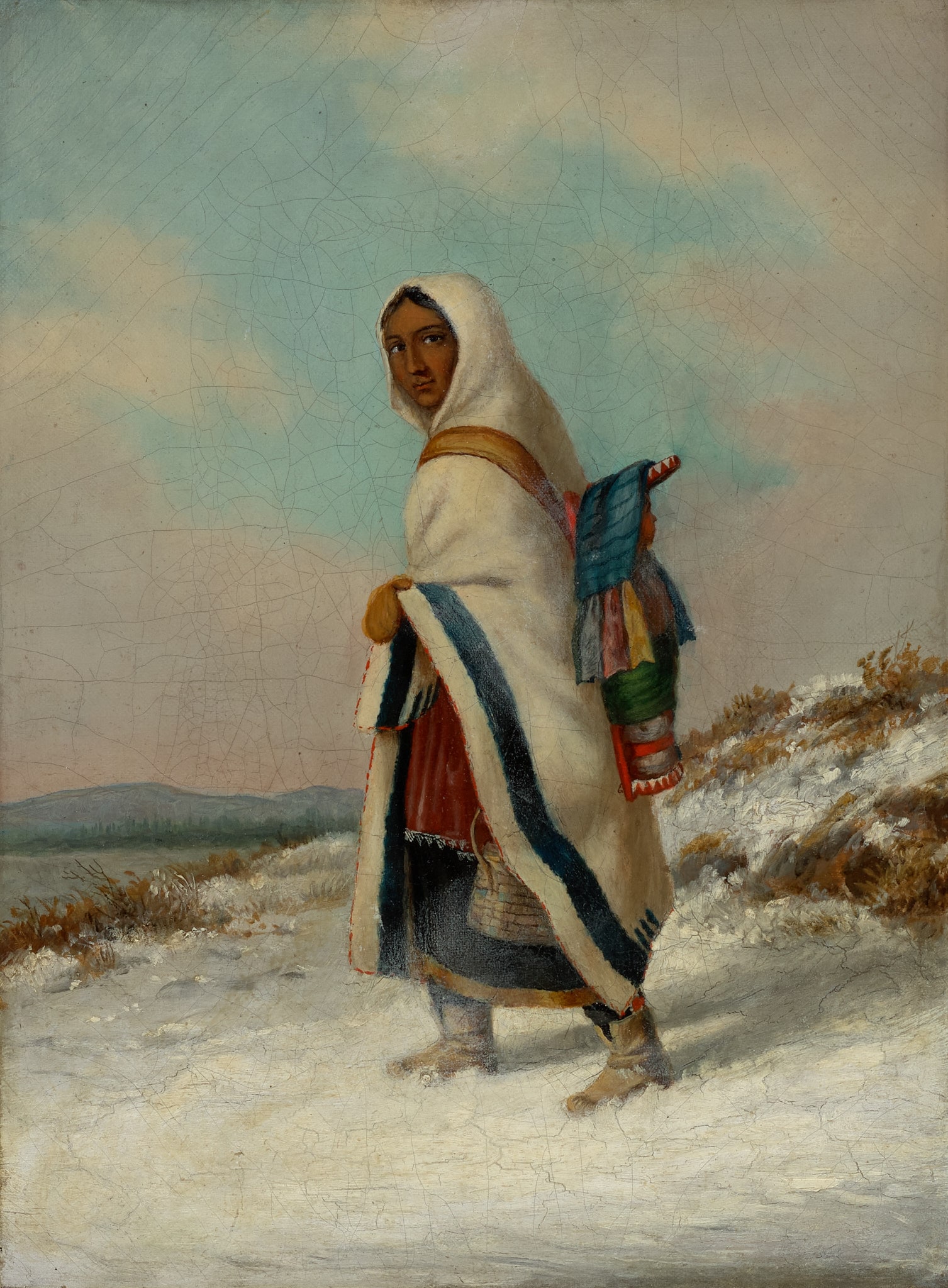 Huron Woman with Child