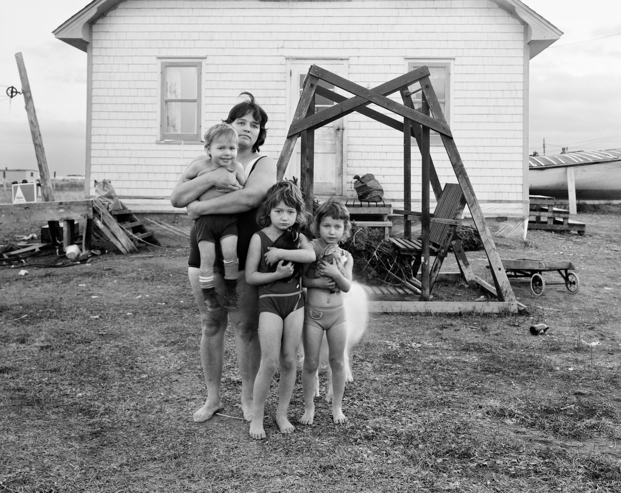 Jeannette & Her Children, Brantville, NB
