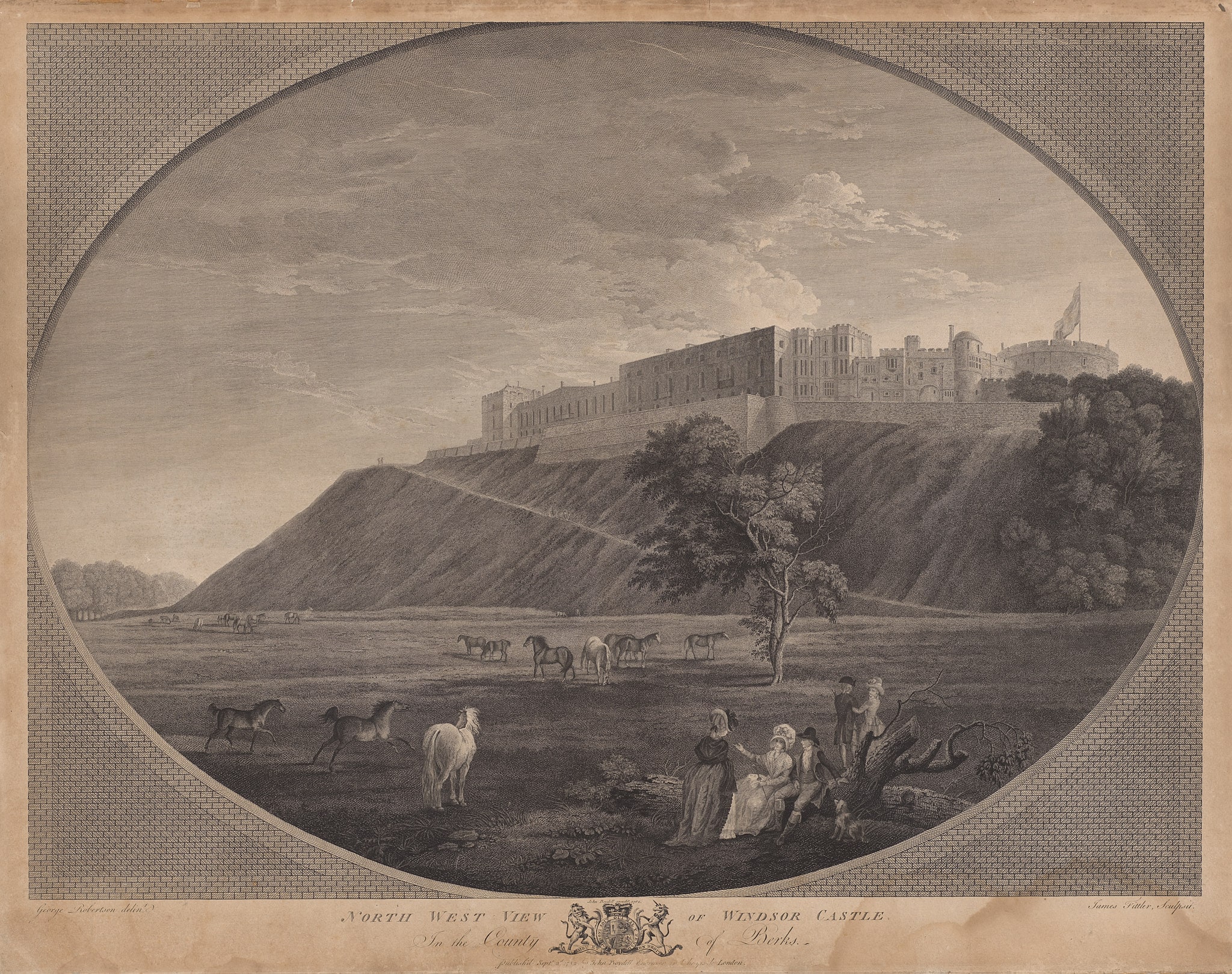 North West View of Windsor Castle