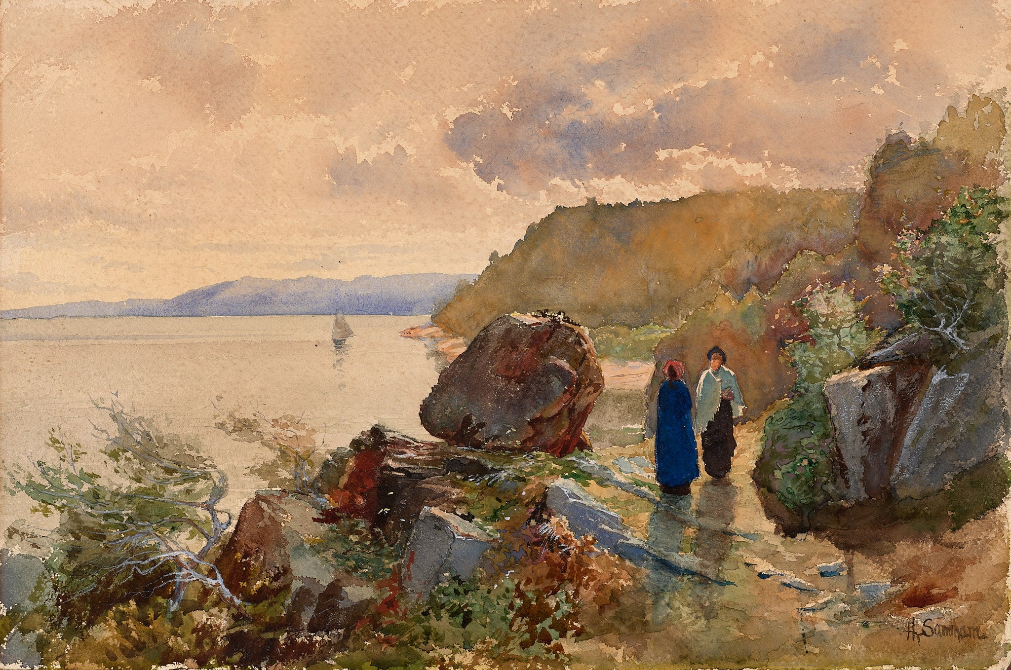 Path by the River, Murray Bay, Lower St. Lawrence