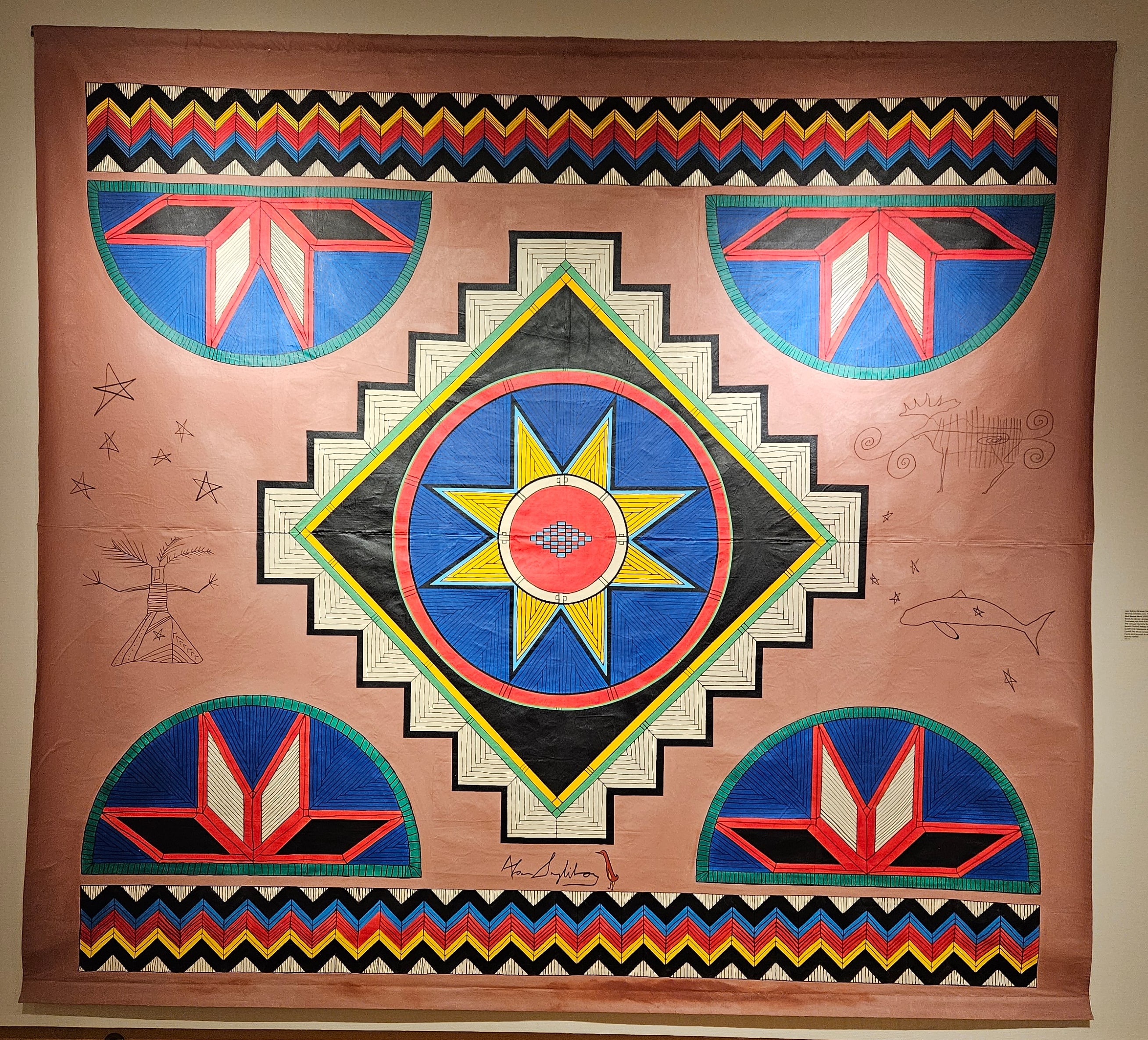 Quill Basket Mural