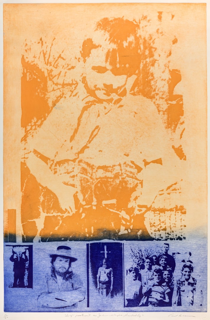 Self-Portrait as John Wayne, Probably (from the Columbus Suite)