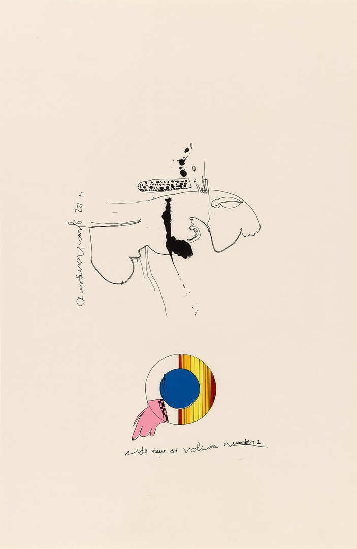 Side View of Volume Number 1
