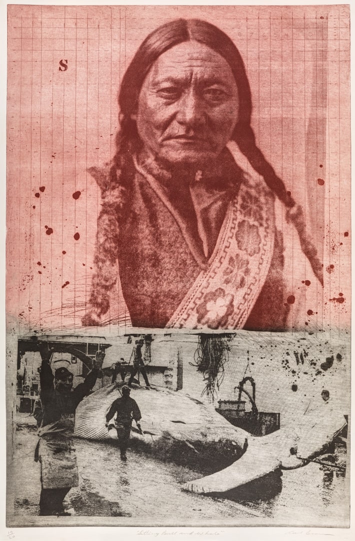 Sitting Bull and Whale (from the Columbus Suite)