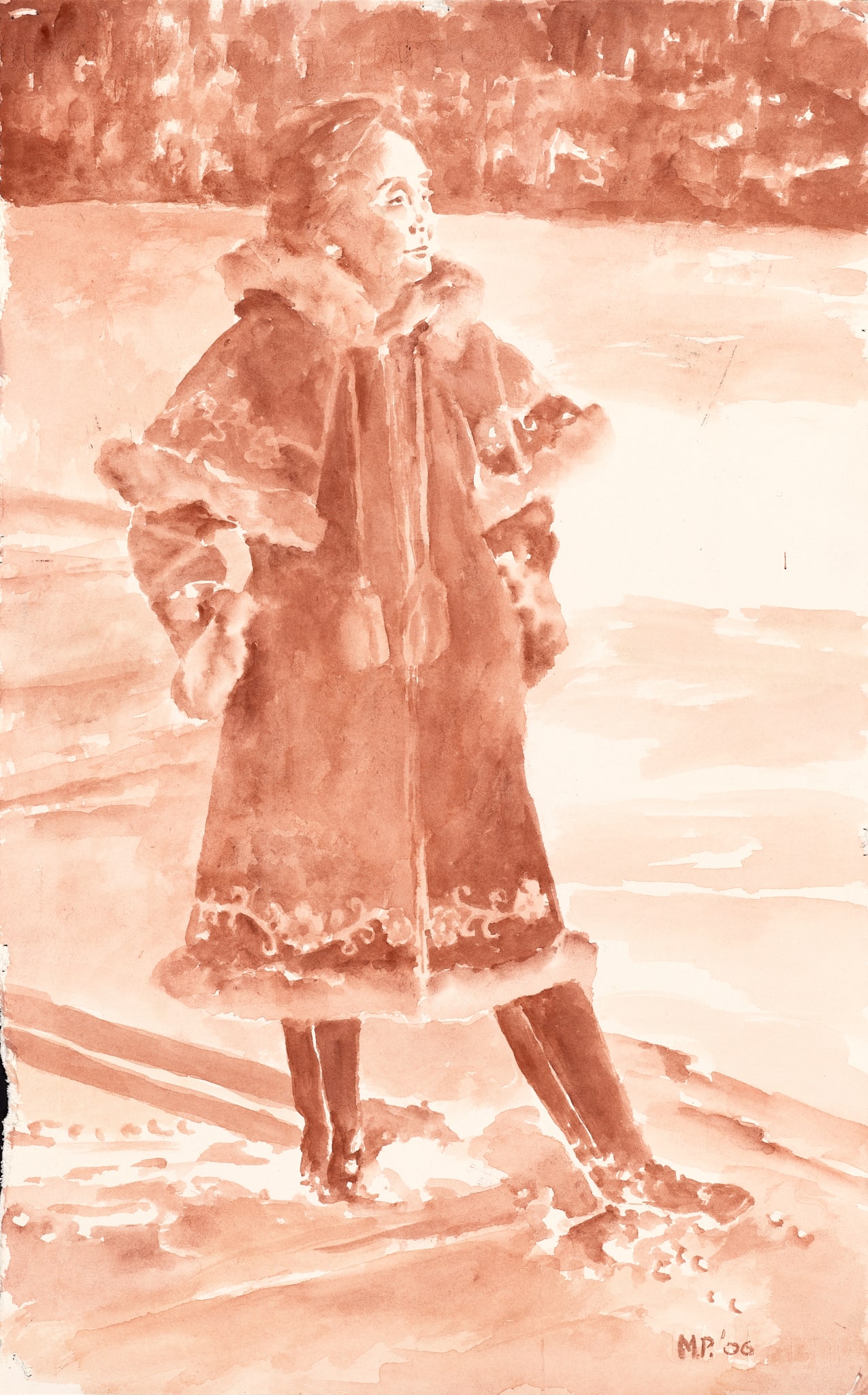 Study for Governor General's Portrait (Adrienne Clarkson)